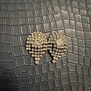 Elegant Silver Crystal Earrings